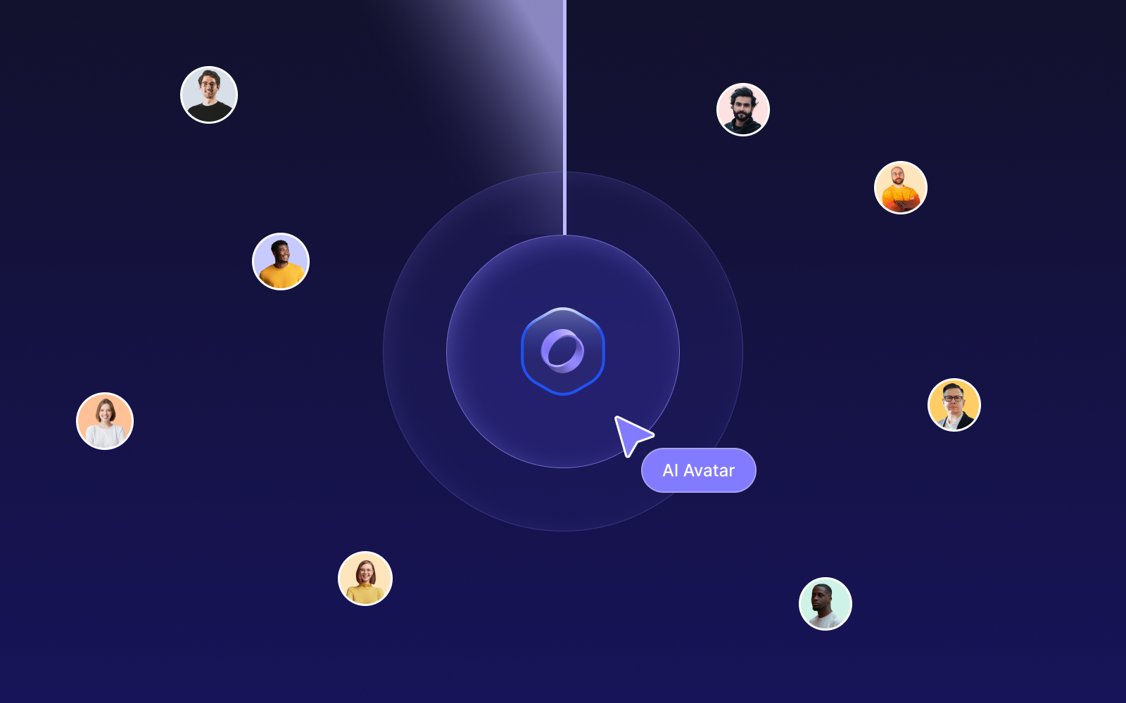 Dashboard showing AI avatar lead engagement metrics