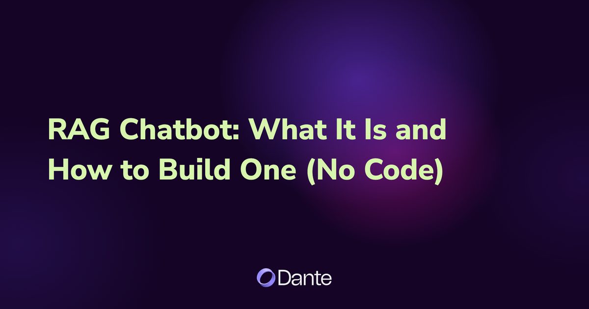 RAG Chatbot: What It Is and How to Build One (No Code)