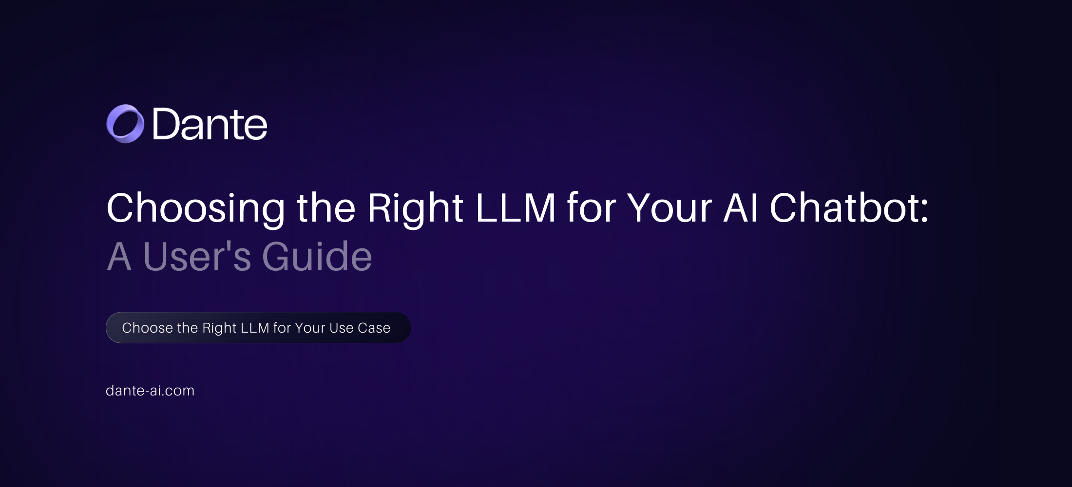 Choosing the right LLM for your AI chatbot blog post main image